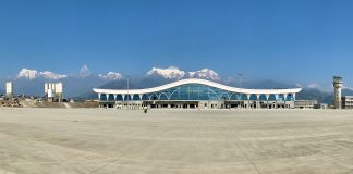 पोखरा अन्तरराष्ट्रिय विमानस्थलमा फ्लाई दुबईको आजदेखि नियमित उडान