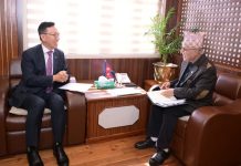 अर्थमन्त्री खनालसँग नेपालका लागि कोरियाका राजदूतको शिष्टाचार भेट