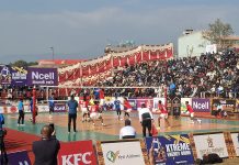 पोखरामा ‘टाइगर कप’ राष्ट्रिय-अन्तरराष्ट्रिय भलिबल सुरु