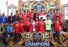 पुलिसलाई हराउँदै गण्डकीले जित्यो टाइगर कपकाे उपाधि