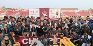 सहाराले १२ वर्षपछि चुम्यो आहा रारा पोखरा गोल्डकपको उपाधि