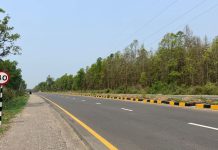 नारायणगढ–बुटवल सडक विस्तार : सडक सुरक्षाको पनि काम जारी