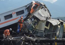 इन्डोनेसियामा रेल दुर्घटना, १४ जनाको मृत्यु ८४ घाइते