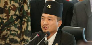 गृहमन्त्री गुरुङद्वारा राजीनामा घोषणा