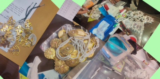 तयारी पोसाकको बहानामा लुकाएर लैजान लागिएको ८१ लाख बढीको सुनचाँदी बरामद