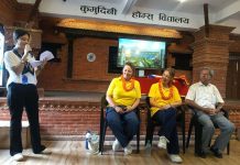 कुमुदिनी होम्समा नेदरल्याण्ड्सका विद्यार्थीलाई स्वागत