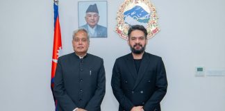प्रधानमन्त्री बालेन्द्र शाह र भारतीय राजदूत श्रीवास्तवबीच भेटवार्ता, द्विपक्षीय सम्बन्धबारे छलफल