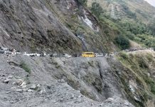 बेनी–जोमसोम सडक रातिमा बन्द