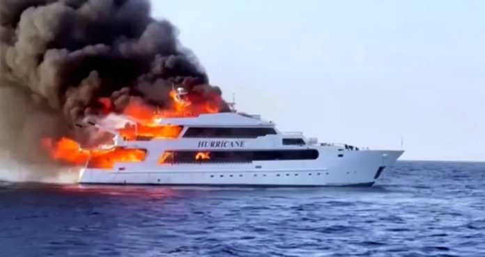 Boat-fire