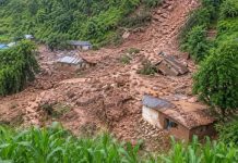 रोल्पाको थबाङमा भीषण पहिरो: ३ जनाको मृत्यु, २ घाइते, ९ जना बेपत्ता