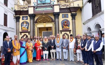 राष्ट्रपतिबाट पशुपतिमा पूजाआराधना