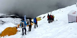 हिमपातका कारण मनास्लु आरोहण नगरी फर्किए केही आरोही