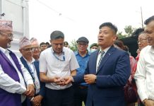 भोटेकोशी बाढीः पोखरामा शवगृह (पोर्टेवल मर्चरी हाउस) निर्माण