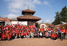 पोलियो अन्त्यको सन्देश बोकेर उपत्यकाका सात सम्पदा स्थलमा ५०० बढी साइकल यात्री