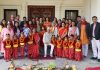 राष्ट्रपतिद्वारा नवकन्याको पूजार्चना