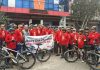 पोलियोविरुद्ध सचेतना जगाउन कावासोतीमा २९ किलोमिटर साइकल यात्रा