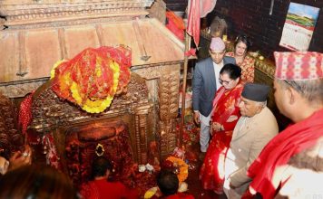 राष्ट्रपति पौडेलद्वारा शक्तिपीठहरूमा पूजाआराधना एवं दर्शन
